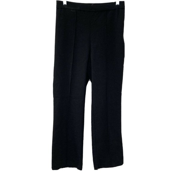 H&M Womens High Rise Black Side Zip Pants Size 10 - Picture 1 of 11